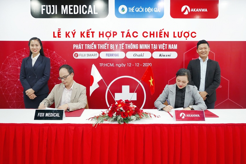 [Báo VTC NEWS] - Akanwa và Fuji Medical ký kết hợp tác phát triển thiết bị y tế thông minh