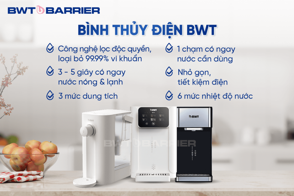 Vì sao bình thủy điện BWT đáng mua?