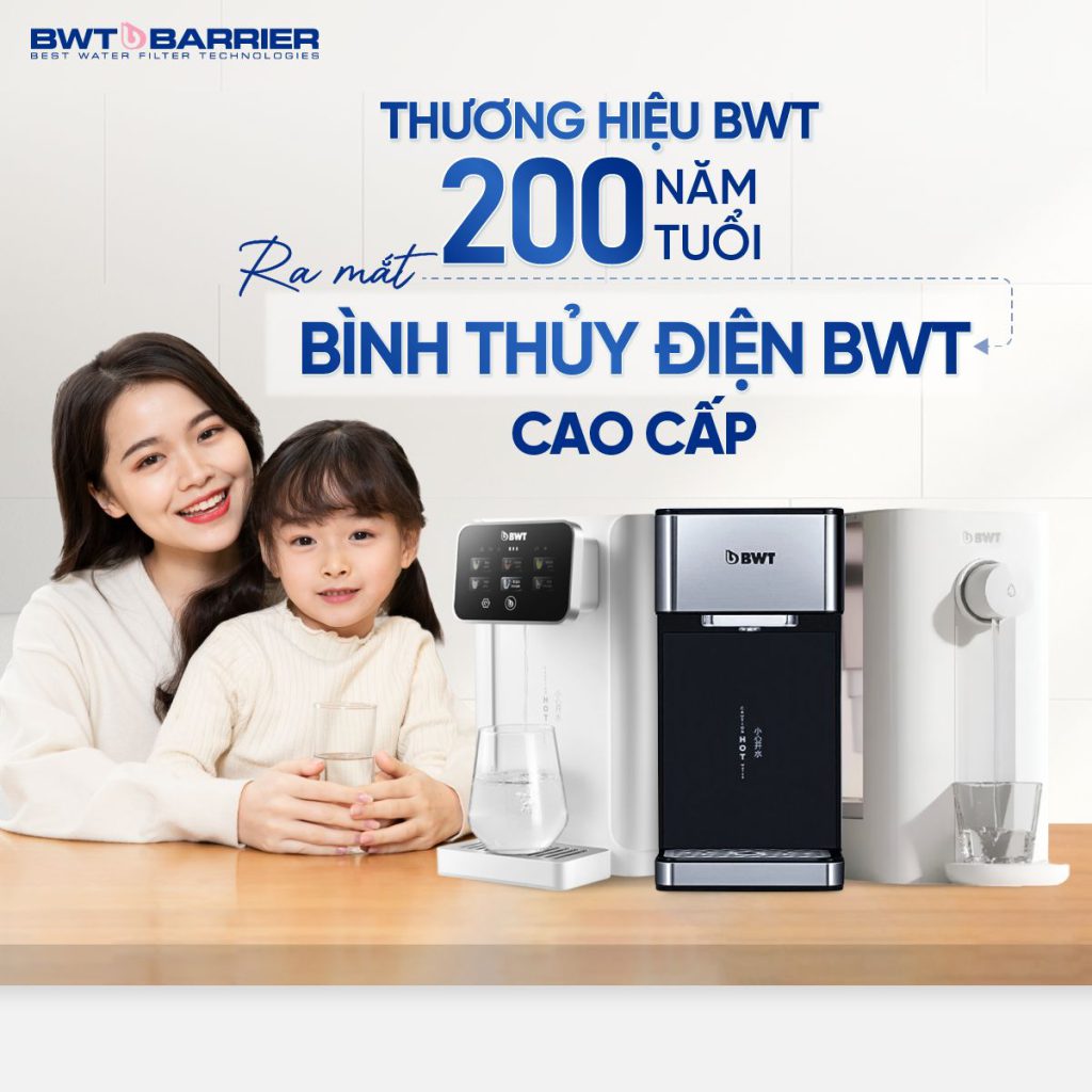 Thương hiệu BWT ra mắt ấm thủy điện BWT thông minh