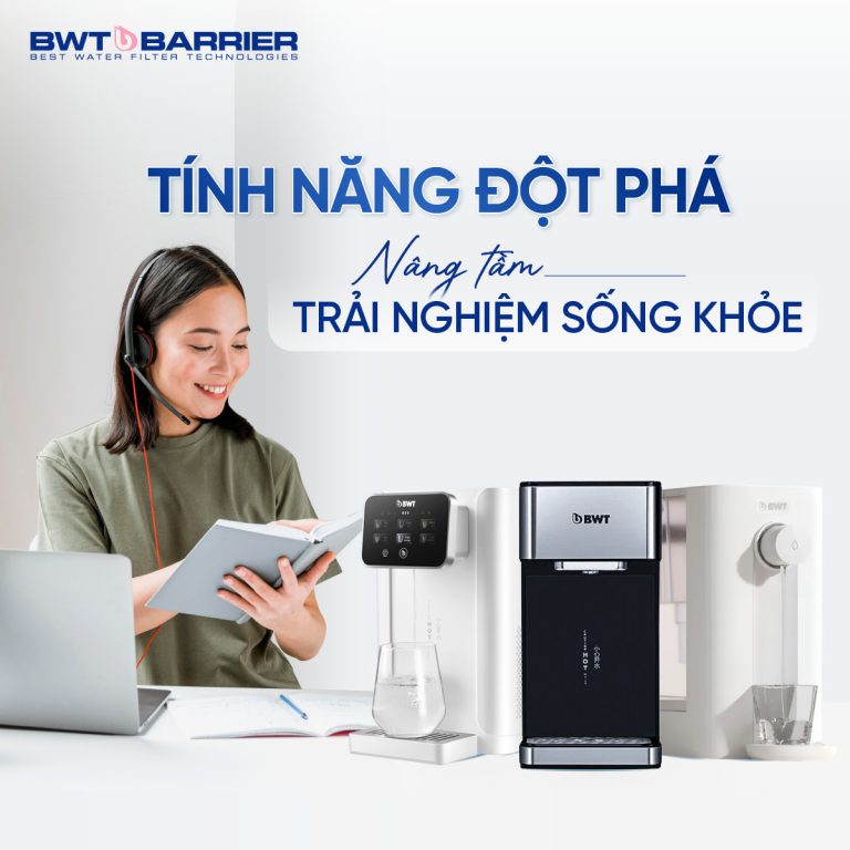 Phích thủy điện BWT - Sản phẩm thông minh duy nhất tích hợp lõi lọc nước