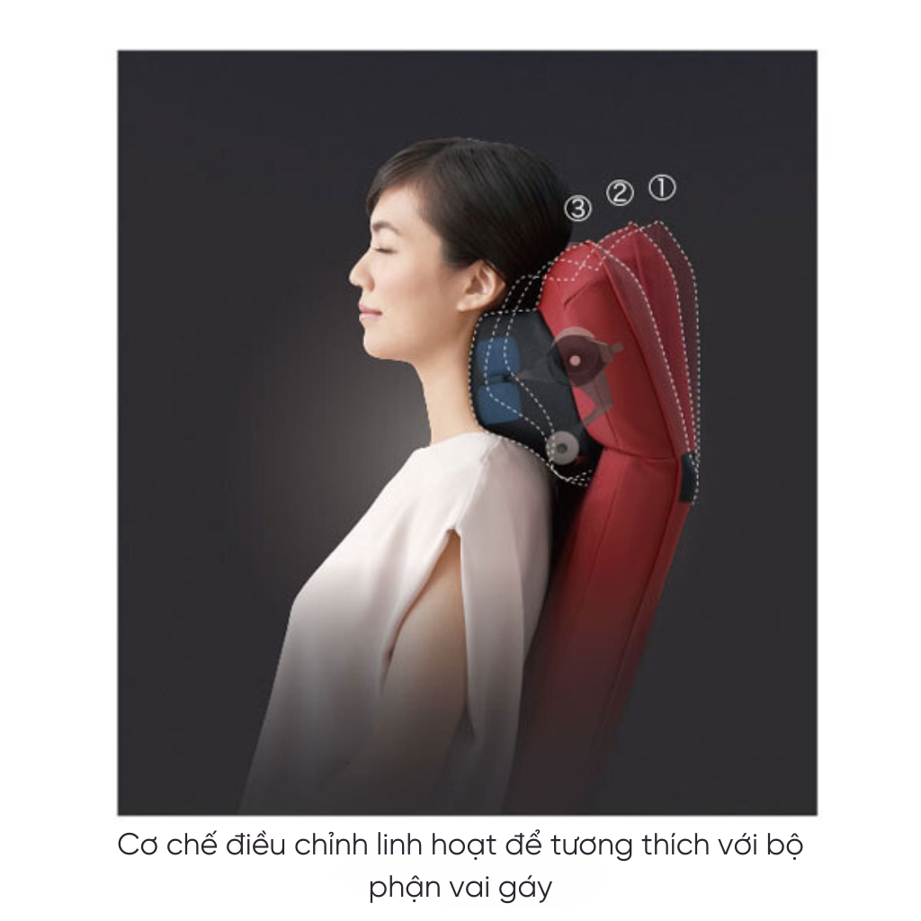 Ghế Đệm Massage S56 MRL-1200 - Thương hiệu Nhật Bản