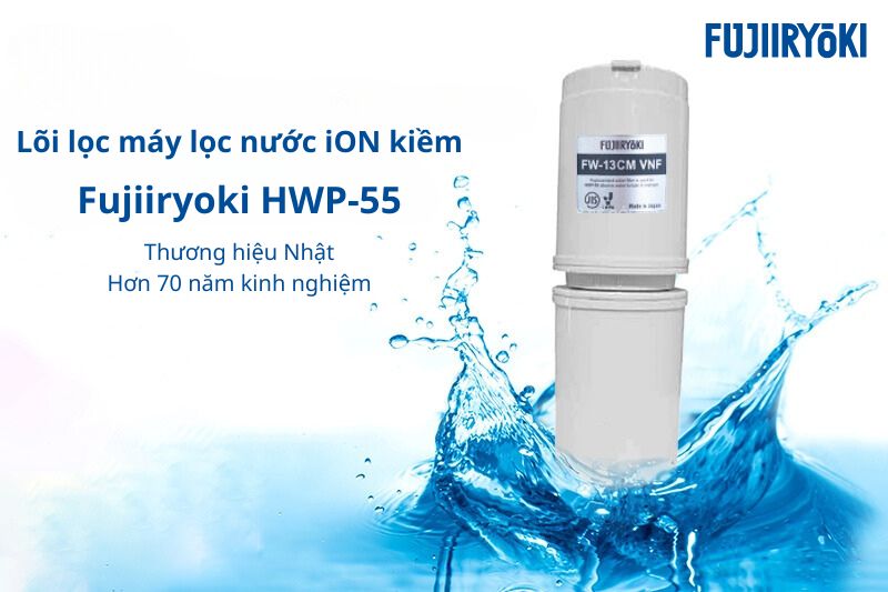 Lõi lọc máy lọc nước iON kiềm Fujiiryoki HWP-55 