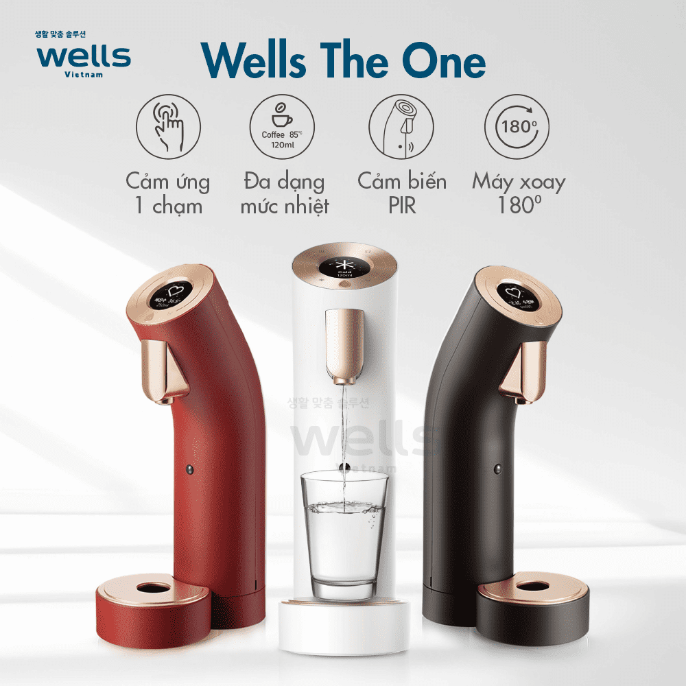 Wells The One - Máy lọc nước nóng/lạnh cao cấp đến từ Hàn Quốc