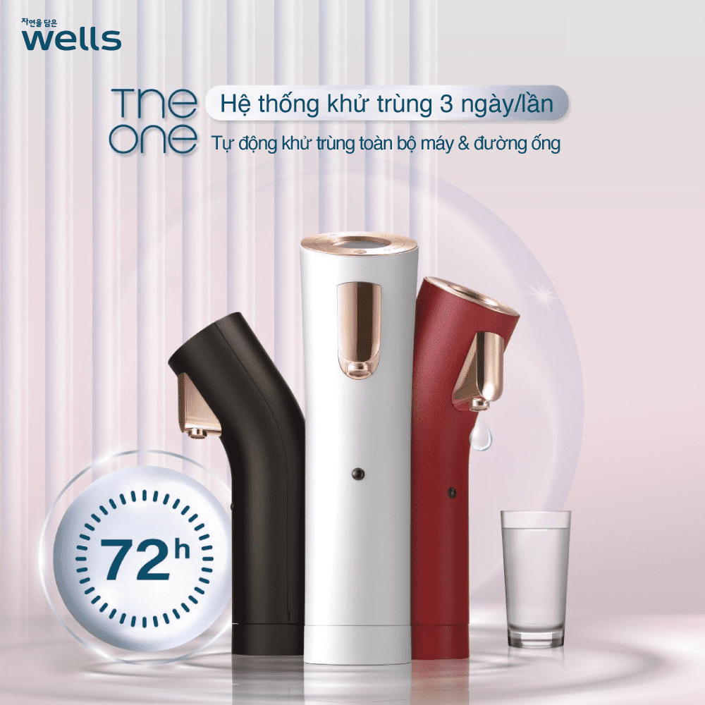 Wells The One - Máy lọc nước nóng/lạnh cao cấp đến từ Hàn Quốc