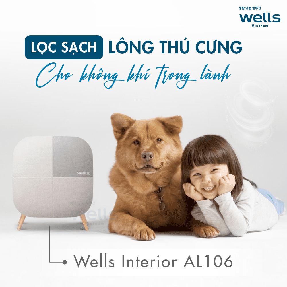 Máy lọc không khí Wells Interior AL106